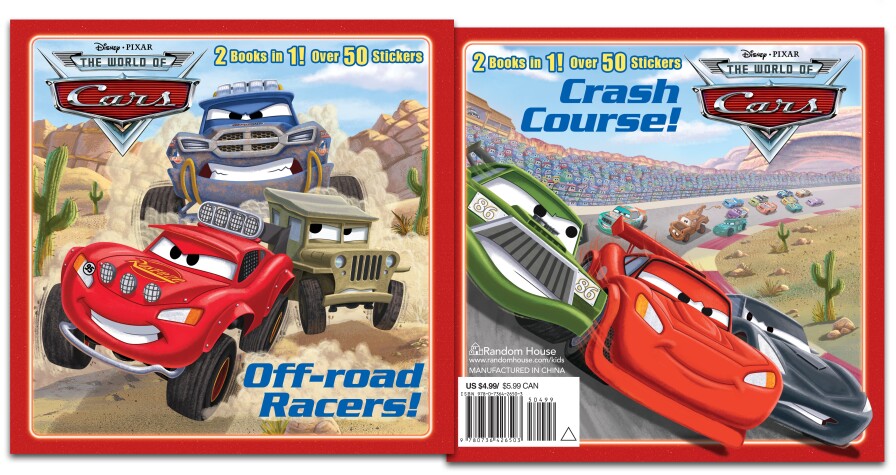 Cover of Off-road Racers!/Crash Course! (Disney/Pixar Cars)
