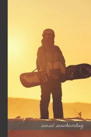 Cover of sunset snowboarding