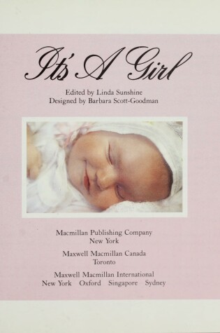 Cover of Its A Girl