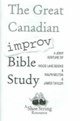 Cover of The Great Canadian Improv Bible Study