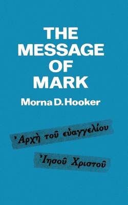 Book cover for The Message of Mark