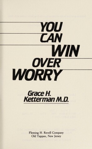 Book cover for You Can Win Over Worry