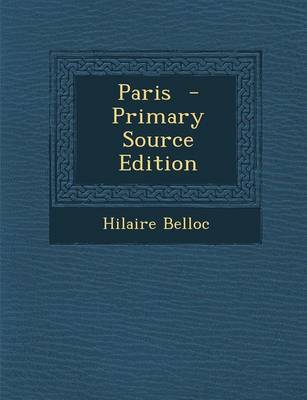 Book cover for Paris - Primary Source Edition