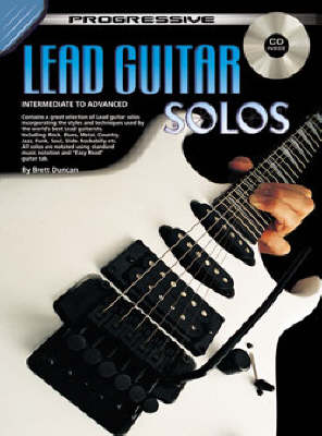 Book cover for Progressive Lead Guitar Solos