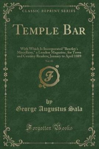 Cover of Temple Bar, Vol. 85