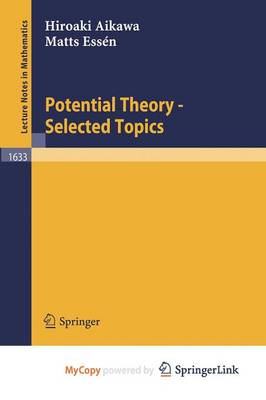 Cover of Potential Theory - Selected Topics