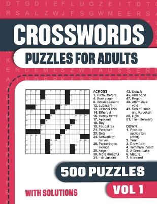 Cover of Crosswords Puzzles for Adults