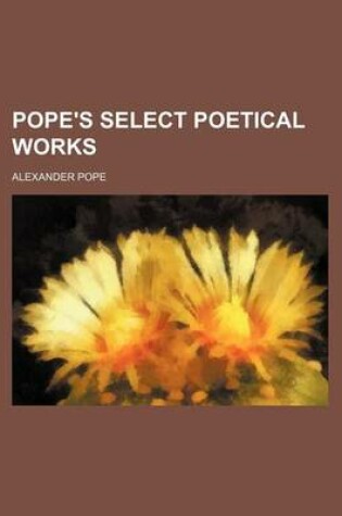 Cover of Pope's Select Poetical Works