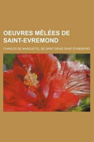 Cover of Oeuvres Melees de Saint-Evremond