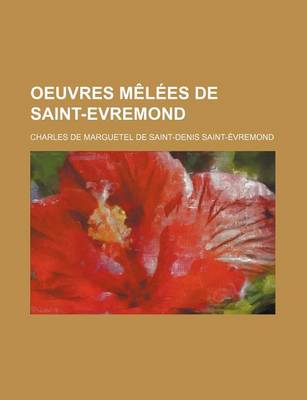 Book cover for Oeuvres Melees de Saint-Evremond