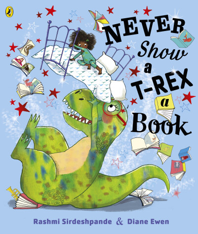 Book cover for Never Show A T-Rex A Book!