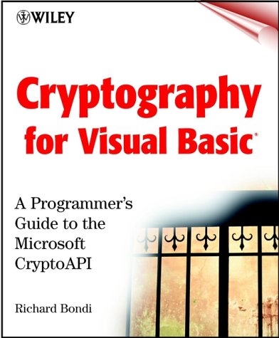 Cover of Cryptography for Visual Basic
