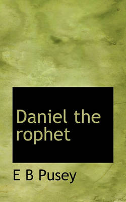 Book cover for Daniel the Rophet