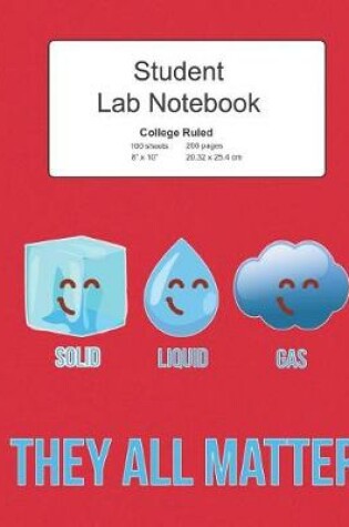 Cover of Student Science Lab Lined Notebook