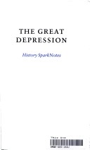 Cover of The Great Depression (Sparknotes History Note)