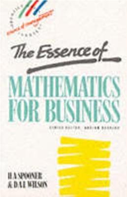 Book cover for Essence Mathematics Business