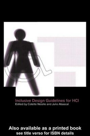 Cover of Inclusive Design Guidelines for Human-Computer Interaction