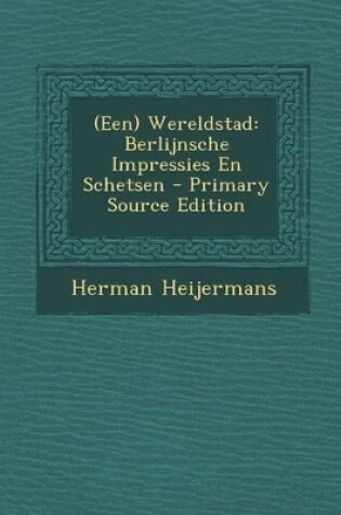 Cover of (Een) Wereldstad