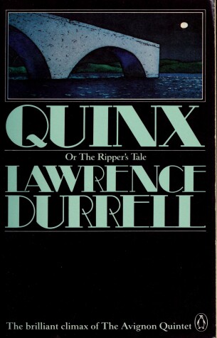 Book cover for Quinx, or, the Ripper's Tale