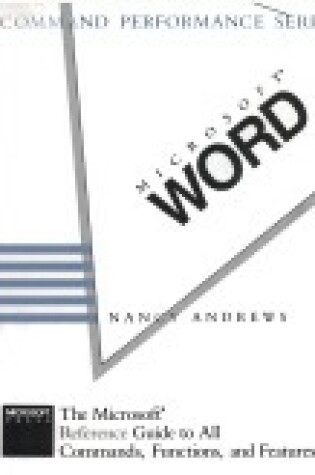 Cover of Microsoft WORD