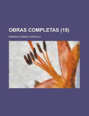 Book cover for Obras Completas (19)