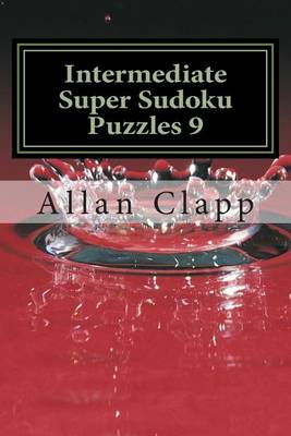 Book cover for Intermediate Super Sudoku Puzzles 9