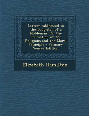 Book cover for Letters Addressed to the Daughter of a Nobleman