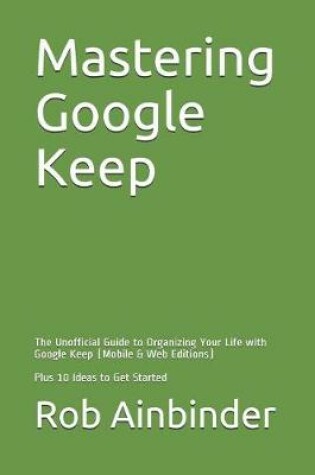 Cover of Mastering Google Keep