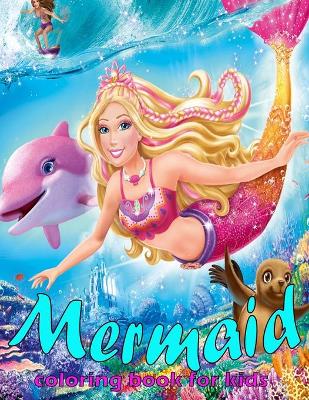 Cover of mermaid coloring book