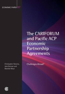 Book cover for The CARIFORUM and Pacific ACP Economic Partnership Agreements