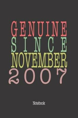 Cover of Genuine Since November 2007