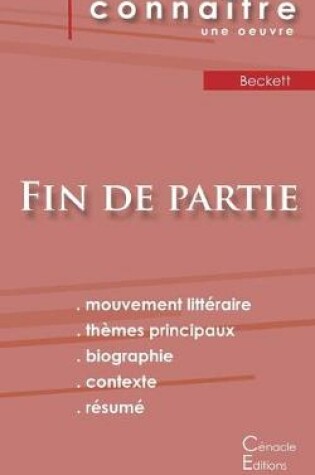 Cover of Fiche de lecture Fin de partie de Beckett (Analyse litteraire de reference et resume complet)