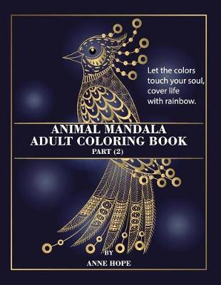 Book cover for Animal Mandala Adult Coloring Book Part (2)