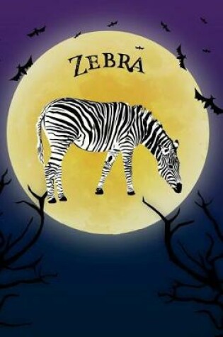 Cover of Zebra Notebook Halloween Journal