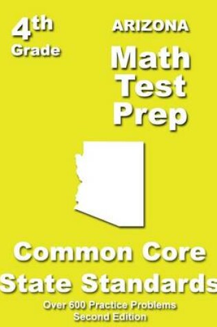 Cover of Arizona 4th Grade Math Test Prep