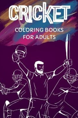 Cover of Cricket Coloring Books for adult