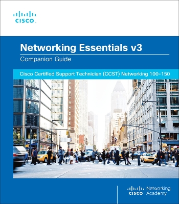 Book cover for Networking Essentials Companion Guide v3