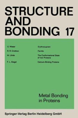 Cover of Metal Bonding in Proteins.