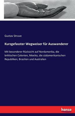 Book cover for Kurzgefasster Wegweiser für Auswanderer