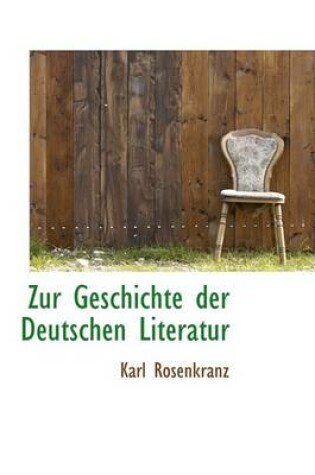 Cover of Zur Geschichte Der Deutschen Literatur