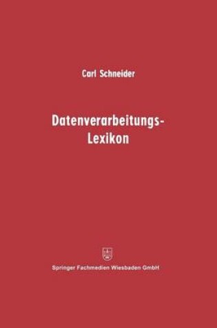 Cover of Datenverarbeitungs-Lexikon