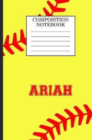 Cover of Ariah Composition Notebook