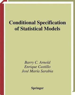 Book cover for Conditional Specification of Statistical Models