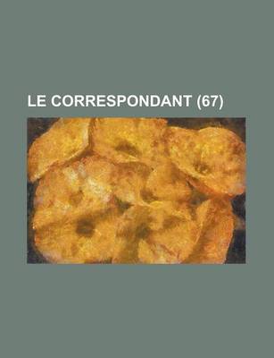 Book cover for Le Correspondant (67 )