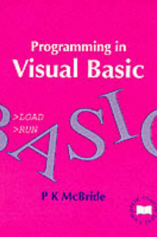 Cover of Programming in Visual BASIC