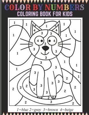 Book cover for Color by Numbers Coloring Book for Kids