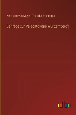 Cover of Beitr�ge zur Pal�ontologie W�rttemberg's