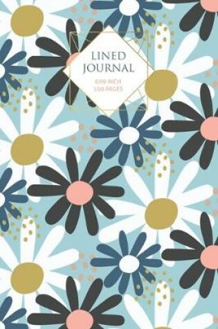 Cover of Blue Floral Lined Journal