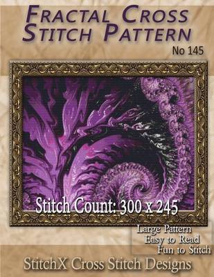 Book cover for Fractal Cross Stitch Pattern No. 145