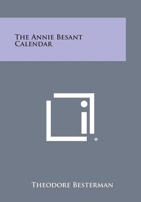 Book cover for The Annie Besant Calendar